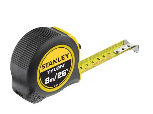 STANLEY TYLON MEASURING TAPE 8M / 26FT 25MM STHT306568