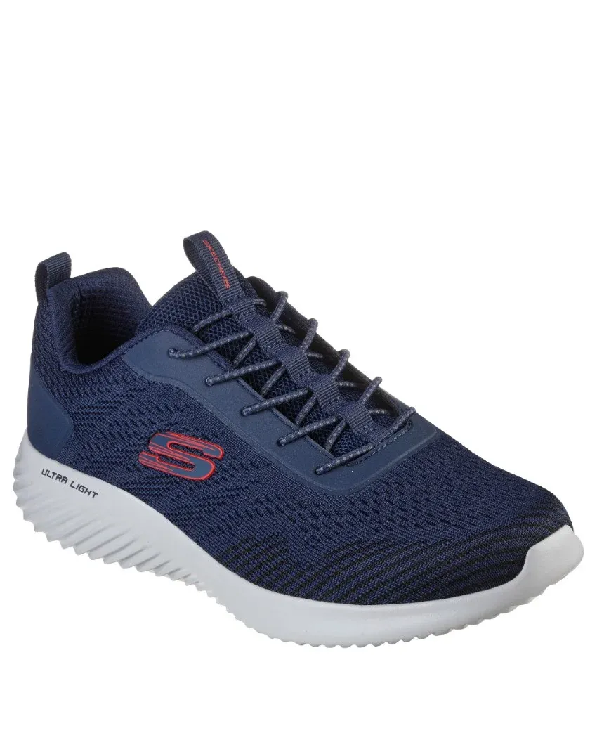 SKECHERS *SKECHERS BOUNDER MEN'S SHOES NAVY [232377-NVY]