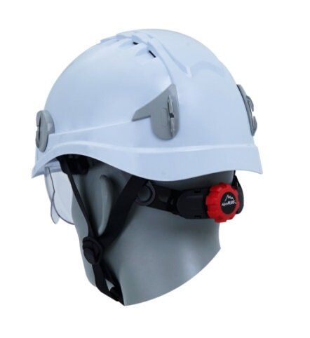 PROGUARD AlpinPLUS Lightweight Safety Helmet Fitted With Safety Spectacles & 4 Point Chin Strap | Topi Keselamatan