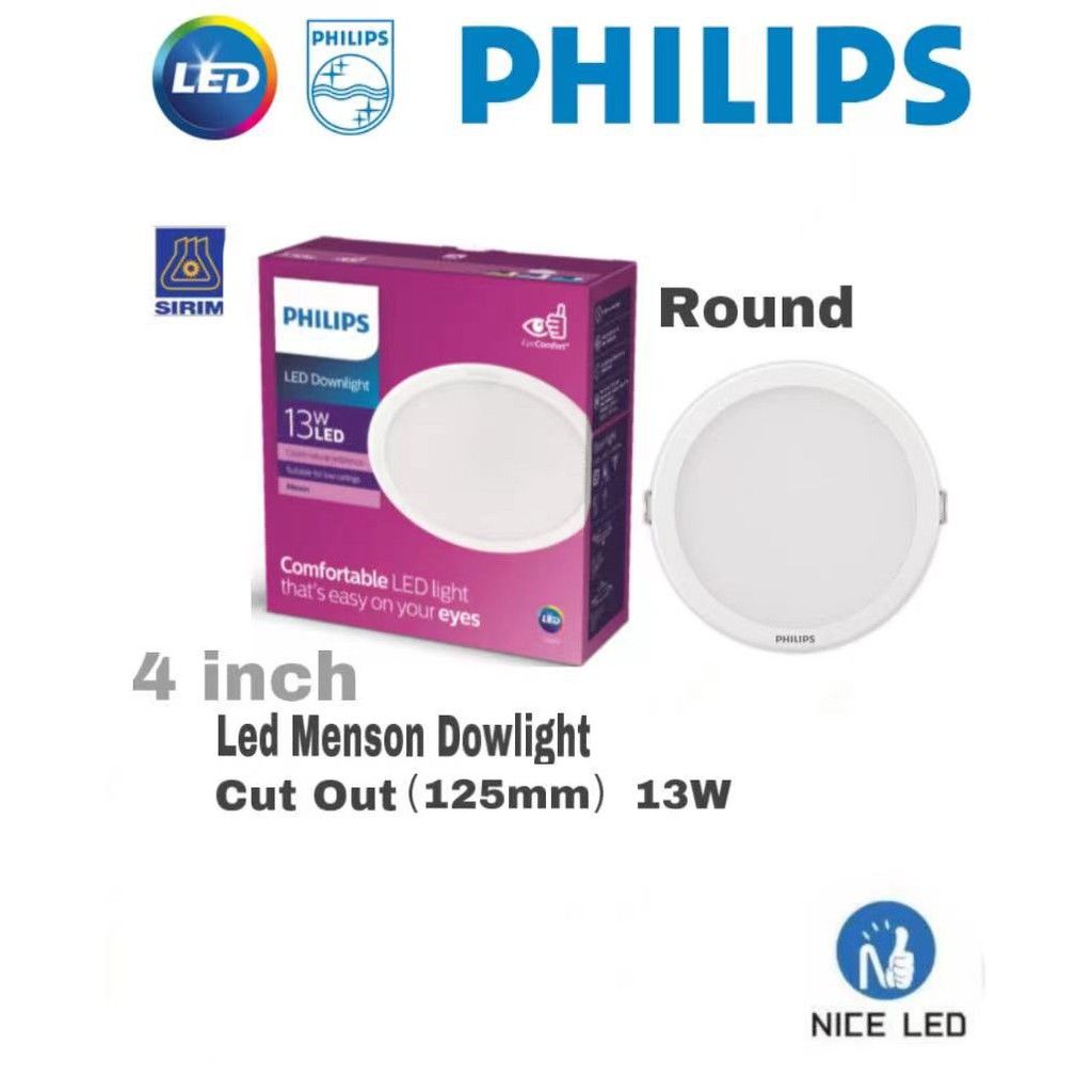 LED DOWNLIGHT 6000K 13W 4”