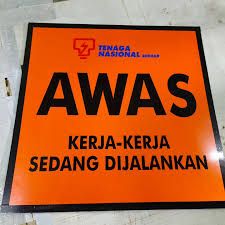 Others Sticker AWAS TNB