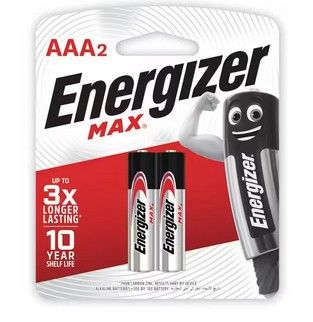 ENERGIZER Battery Max AAA / Bateri AAA - 2pcs E92BP2M, 4pcs E92BP4M, 8pcs E92BP8M