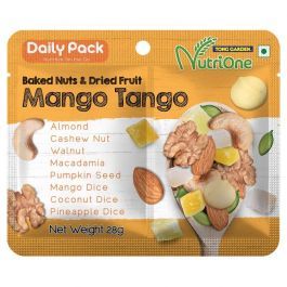 Nutrione Baked Nuts & Dried Fruit - Mango Tango 28g x 12 pkts