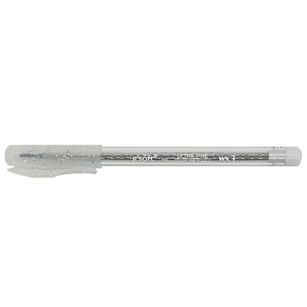 Others *G'Soft Semi Gel Ink WX3 Pen | Nano Tip 0.4mm Ultra Fine black