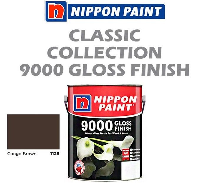 Nippon 9000 Gloss Finish - Congo Brown 1126