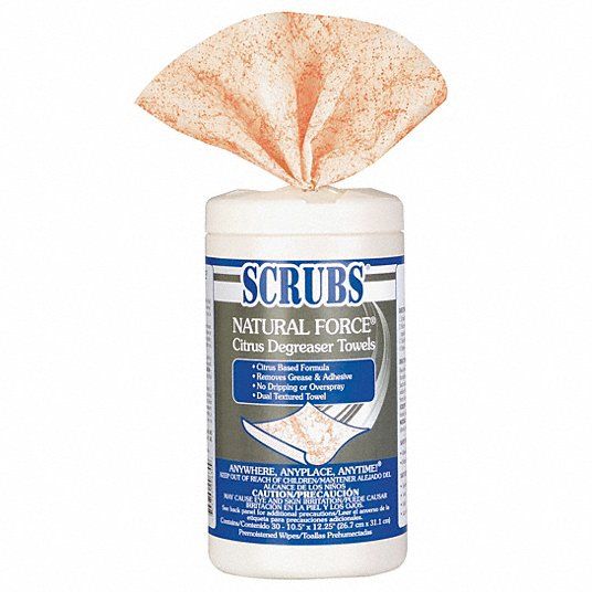 Others *Pre-Moistened Degreaser Wipe; Canister