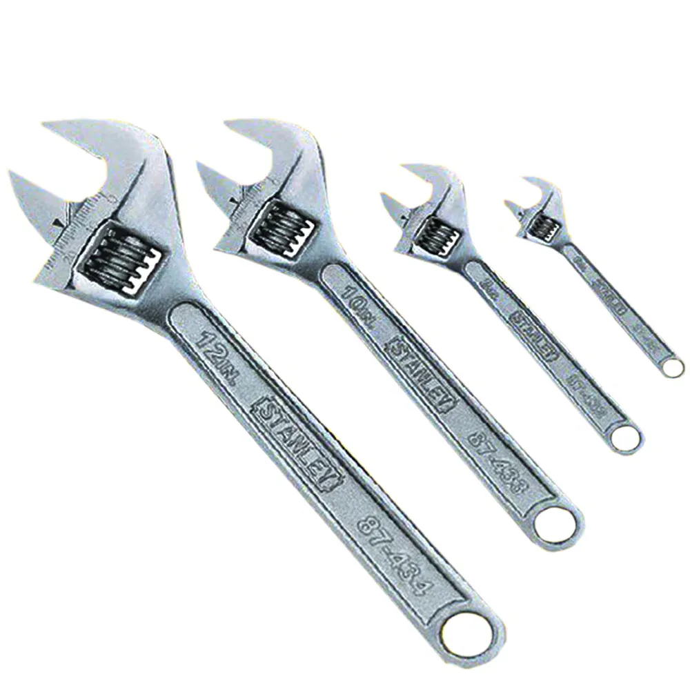 Stanley Adjustable Wrench 6" 8" 10" 12" 15" 18"