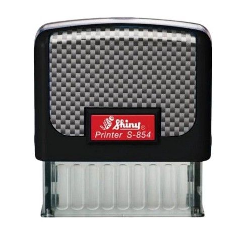 SHINY S-854 SELF INKING RUBBER STAMP (S-844) - 22MM X 58MM /Shiny /S-854 /Self Inking Rubber Stamp /Stamp /Rubber Stamp /Colour Stamp