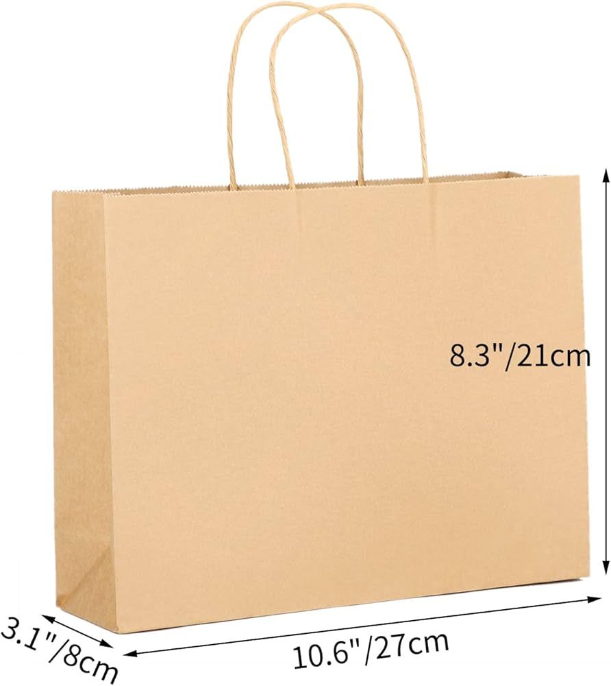QP PAPER GOODIES BAG 27 X 8 X 21 CM (MEDIUM )