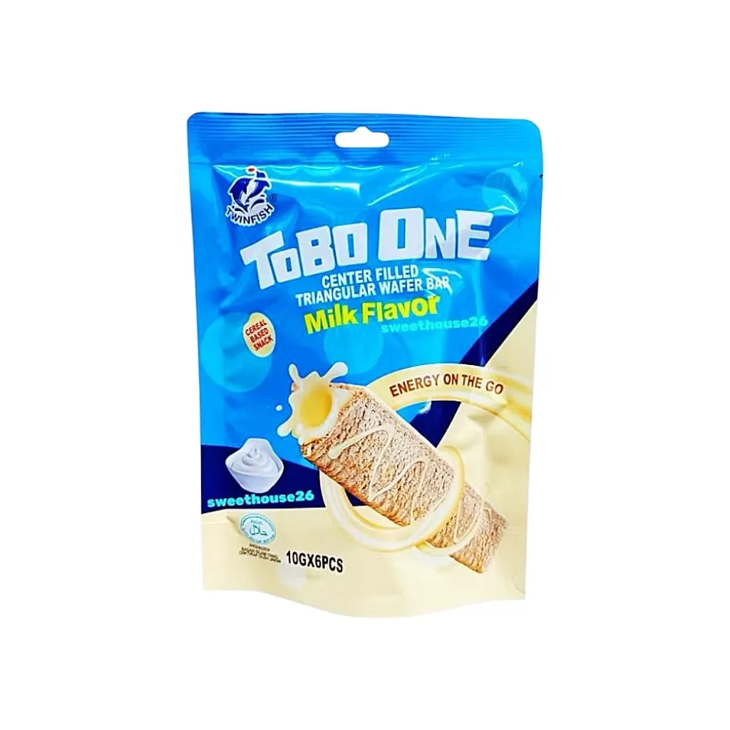 Twinfish tobo one triangular wafer bar (milk)