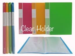 PVC A4 Clear Holder 30's /Clear Holder /PVC Clear Holder /A4 Size Clear Holder /File /30's Clear Holder /PVC A4 Clear Holder