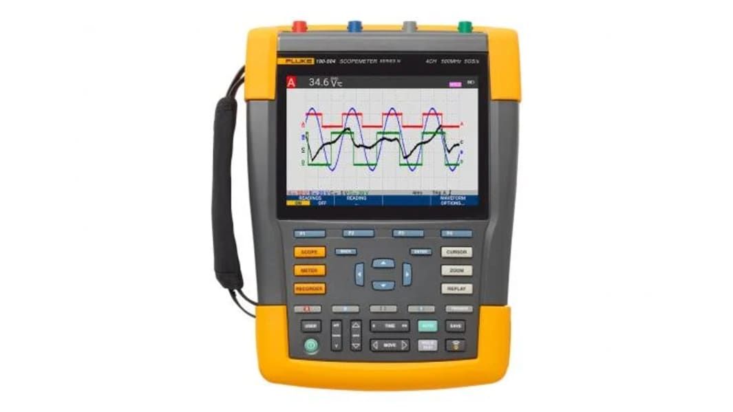 Others *Fluke 190-504-III ScopeMeter III Series, 500MHz Portable Oscilloscope, 4 Analogue Channels